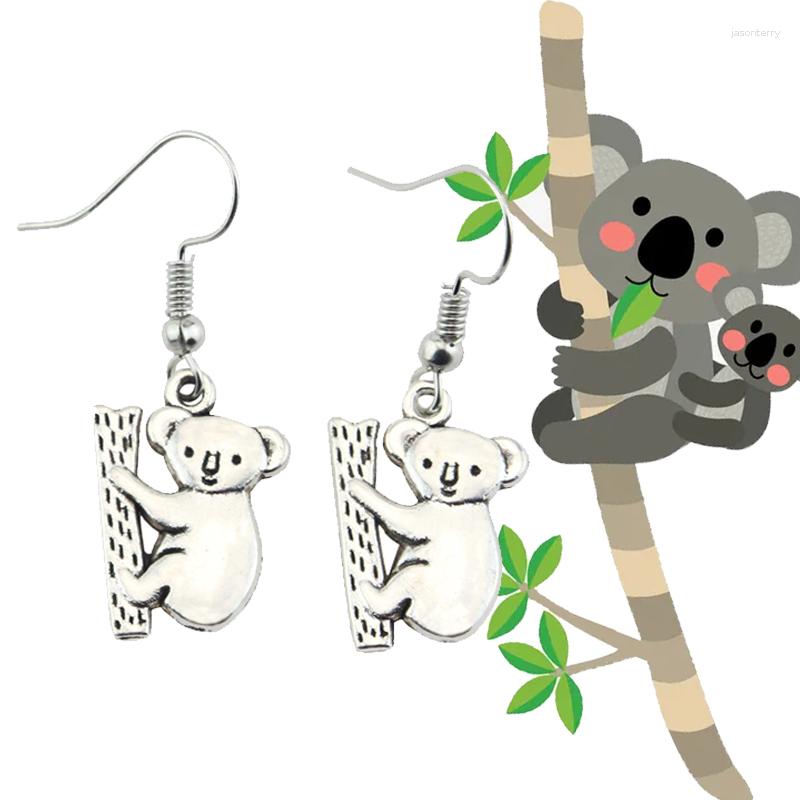 

Stud Earrings Lovely Koala Cute Animal Earring For Women Girls Stainless Steel Jewelry Birthday Valentine's Day Gift