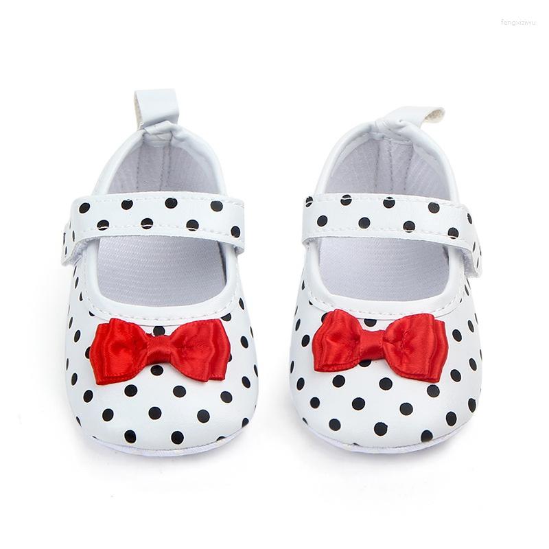 

First Walkers Baby Girl Shoes Infant Anti-slip Polka Dot Kids Footwear