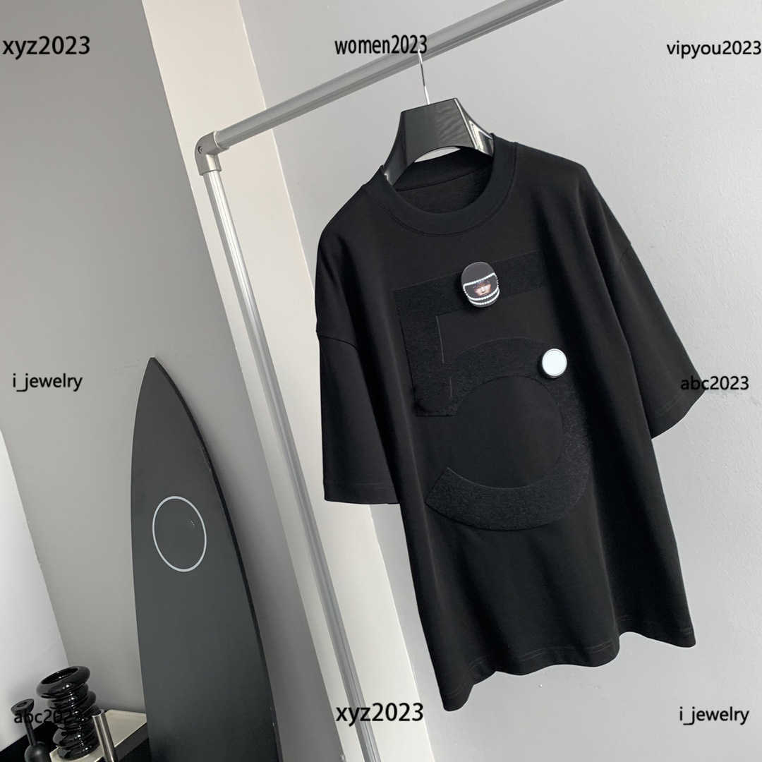 

women designer T-Shirt girl tees Digital pattern printing Round neck t shirt Logo stickers short sleeve luxurious #Multiple product, #3