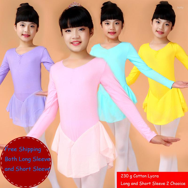 

Stage Wear Ballet Leotards Chiffon And Cotton Dancing Dress Kids Professional Tutu For Children Girls Costume Clothes, No 1