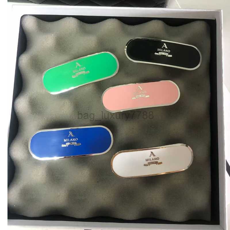 

5 Colors Letter Hair Clip with Stamp Women Girls Letters Barrettes for Gift Party Luxury Hair Accessories High Quality
