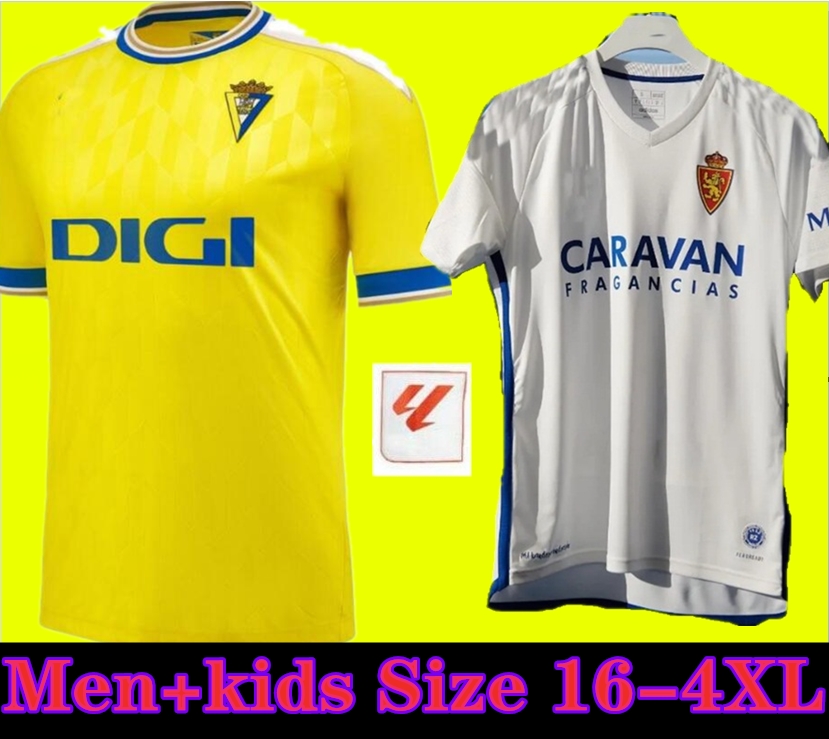 

2023 2024 Cadiz soccer jerseys Real Zaragoza Negredo camisetas de futbol LOZANO ALEX Bodiger Juan Cala CAMISETA 23 24 men kids kit T.Bongonda SOBRINO football shirts 1