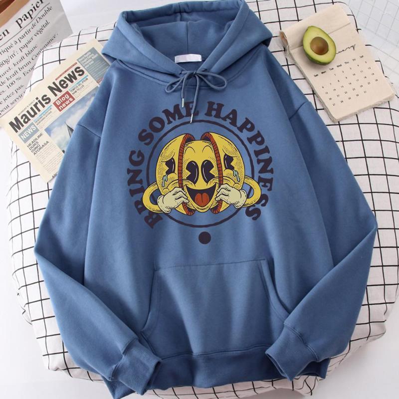 

Men's Hoodies Refuse Sadness Bring Some Happies Prints Men Funny Shoulder Drop Sweatshirt Novelty Hooded Tops Soft Pocket Hoodie Men'S, Khaki