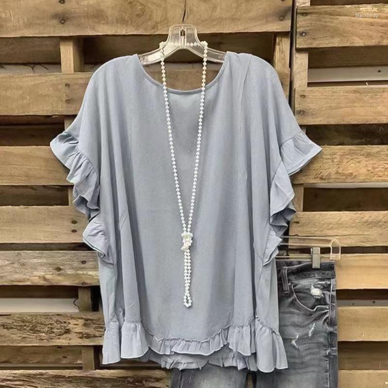 

Women' T Shirts 2023 Women Pullover Round Neck Top Short Sleeve Shirt Clothing, Grey
