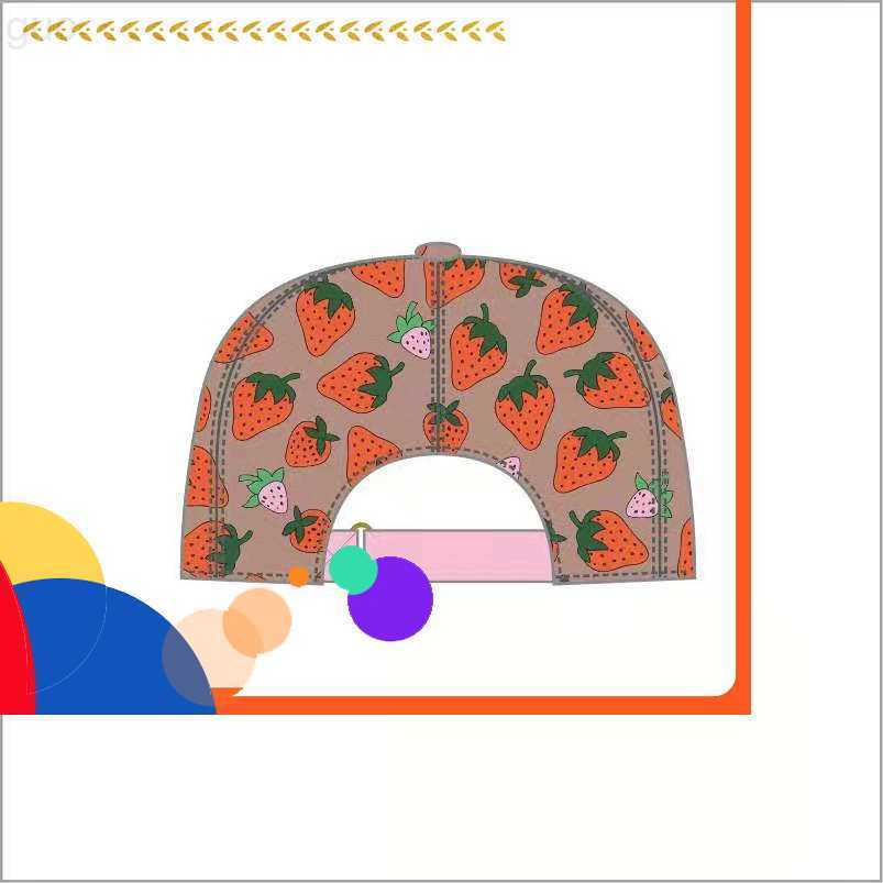 

8strawberry baseball caps man's cotton cactus classic letter Ball caps summer women sun hats outdoor adjustable Snapback Cap girl's cute visor1112995583, Strawberry