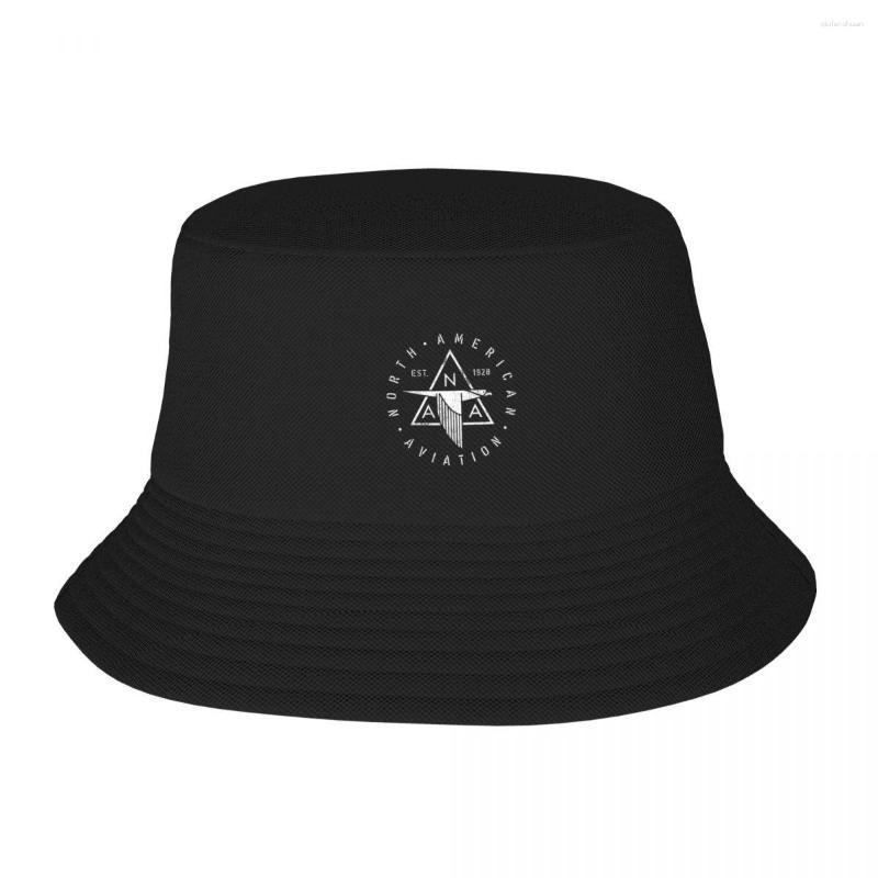 

Berets North American Aviation - NAA Logo Bucket Hat Wild Ball Foam Party Hats Woman Cap Men's, Black