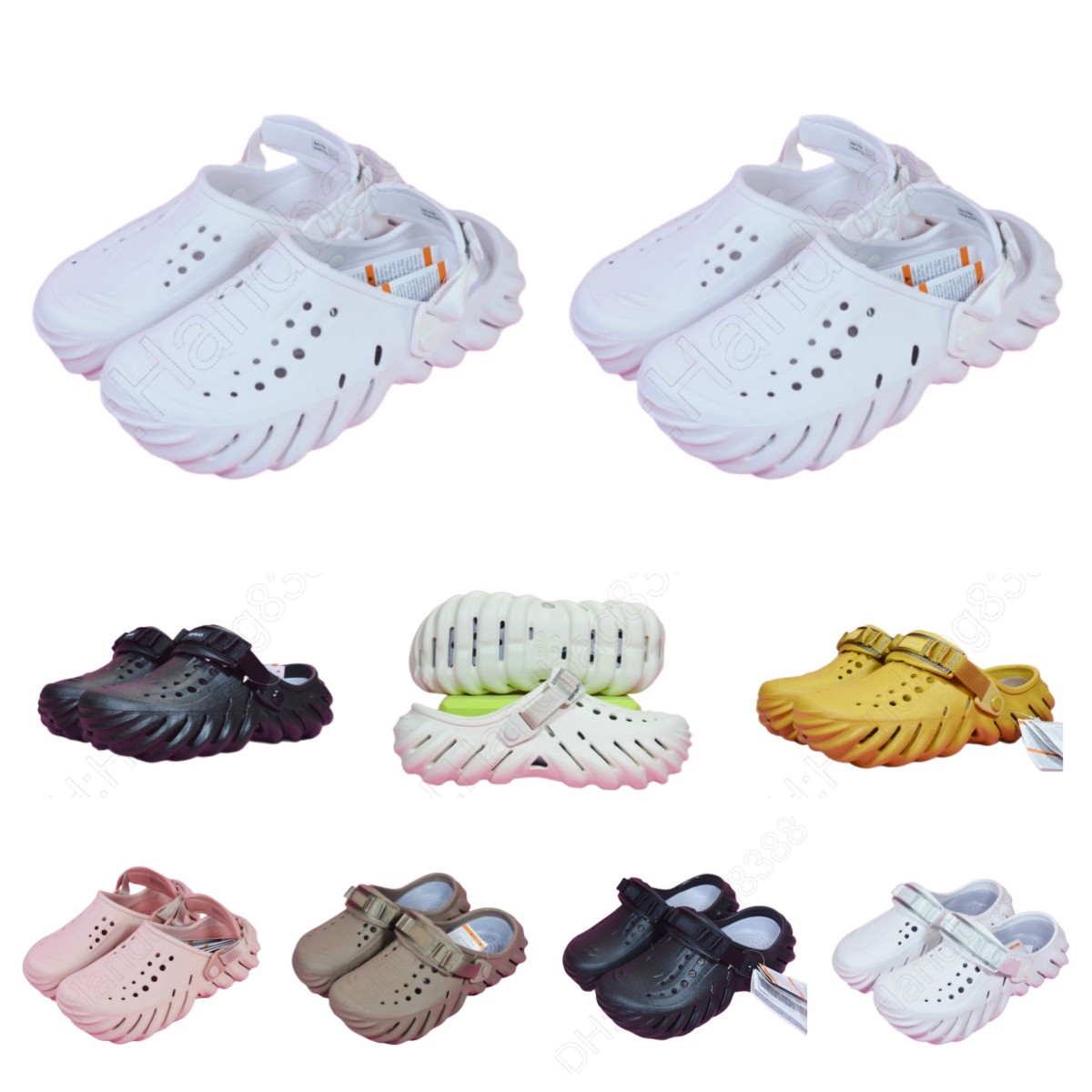 

Sandals EVA Bobo echoclog CrocClog Crocodile Shoes Lightweight comfortable Women Men Summer Slides Designers Sandalias Slippers A10, Dark blue -blue