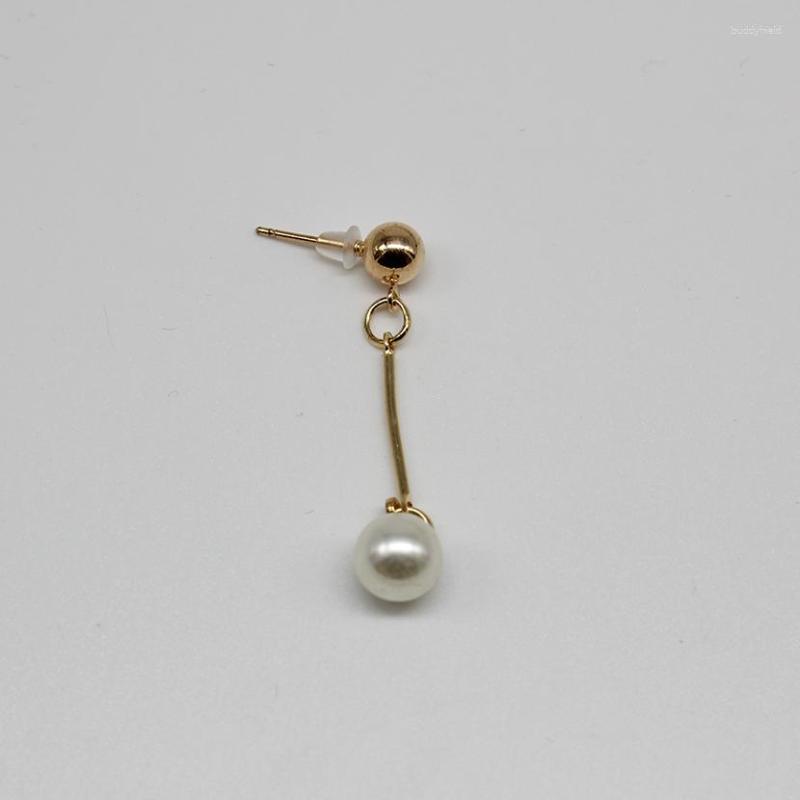 

Dangle Earrings 2023 Fashion Shining Pearl Stud Female Jewelry Design Gold Color For Women Accessories Wholesale