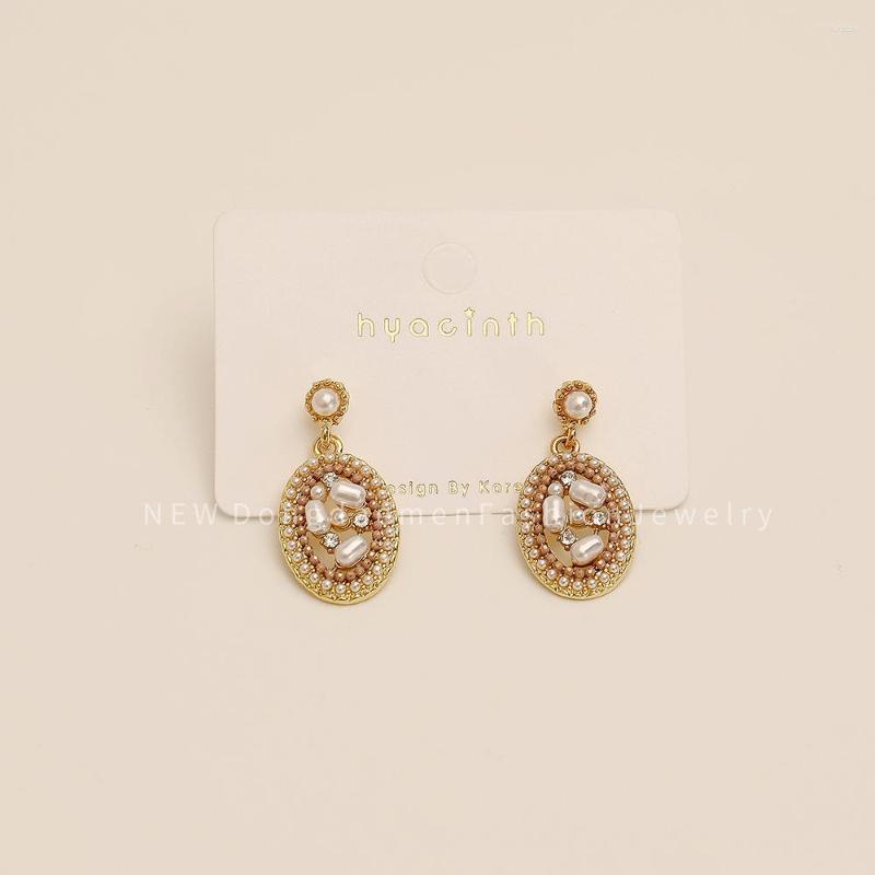 

Dangle Earrings Contracted Temperament Bump Color Female Irregular Restoring Ancient Ways