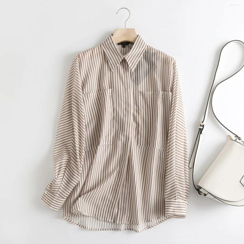 

Women' Blouses Dave&Di Summer England Vinatge Indie Folk Striped Loose Cotton Causal Blusas Mujer De Moda 2023 Shirt Blouse Women