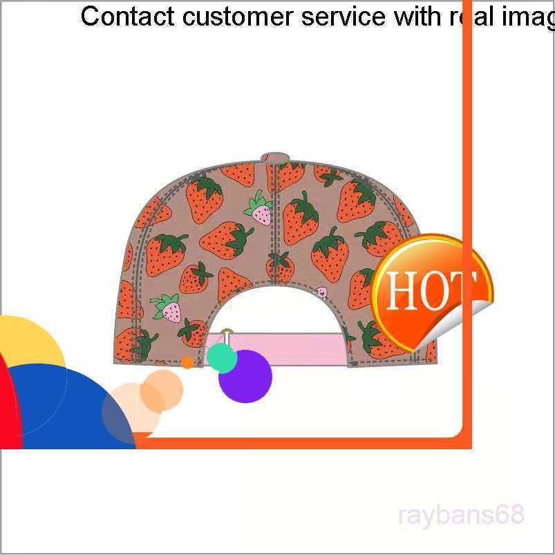 

81ty Strawberry Baseball Caps Man's Cotton Cactus Classic Letter Ball Summer Women Sun Hats Outdoor Adjustable Snapback Cap1333344783