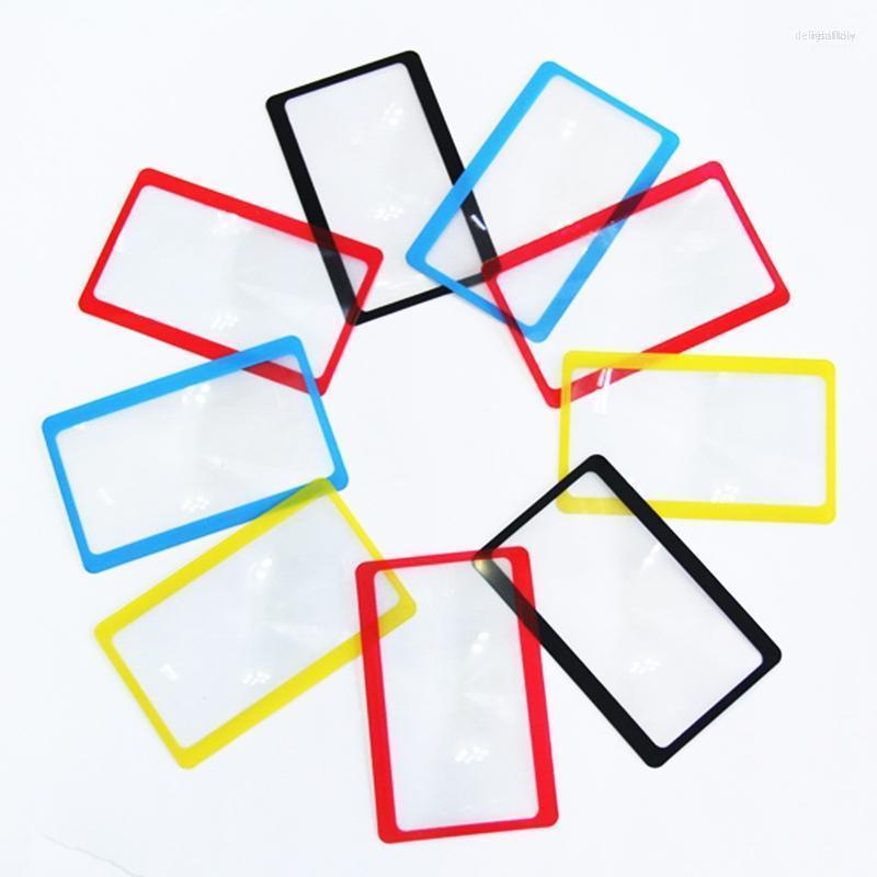 

Watch Repair Kits Wholesale-3X Mini Size Magnification For Pocket Magnifier Magnifying Wallet Clip Card Loupe Lens Tool Deli22