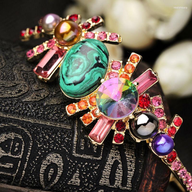 

Bangle Bright Color Fashion Cuff Bangles Masquerade Charming Jewelry Imitation Gemstone Simulated Pearl Cluster Charms