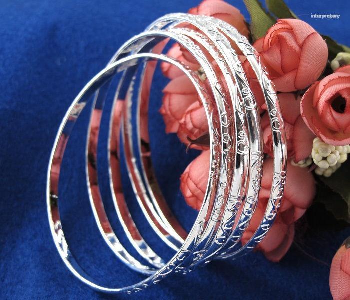 

Bangle Fashion 5pcs/ Set Women Big Dangle Bracelet Wedding Engagement Party Gifts