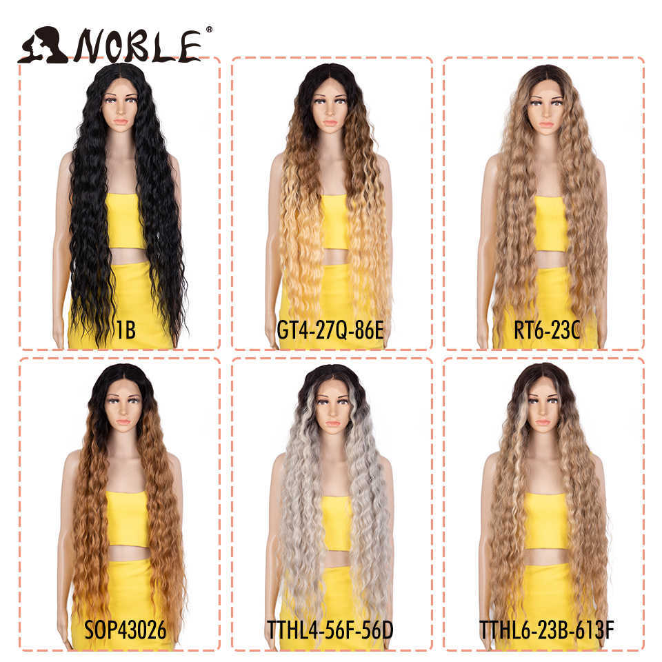 

Nxy Synthetic Lace Wig 40 Inch Long Deep Wavy Curly Wigs For Women Blonde Full Lace Wig Blonde Lace Wig Cosplay 230524, Ombre color