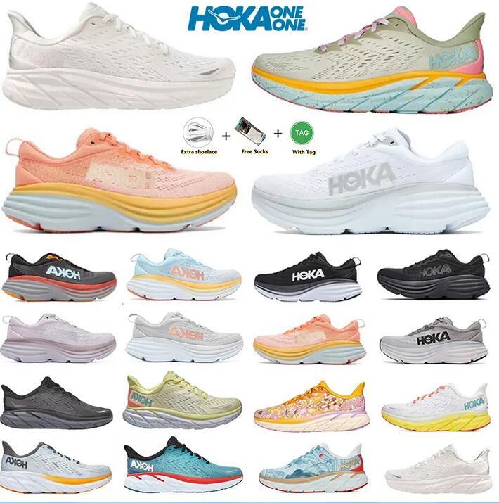 

Hoka Clifton 9 8 One One Running Shoes Hokas Bondi 8 Carbon 2 Women Men Low Top Mesh Trainers Triple White Black Free People On Cloud kawana Sports Sneakers Size 36-45, #45