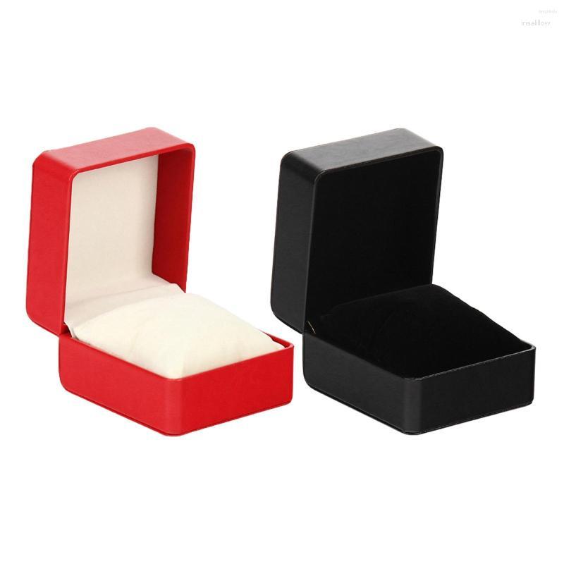 

Watch Boxes Luxury PU Leather Case Storage Display Holder For Birthday Gifts