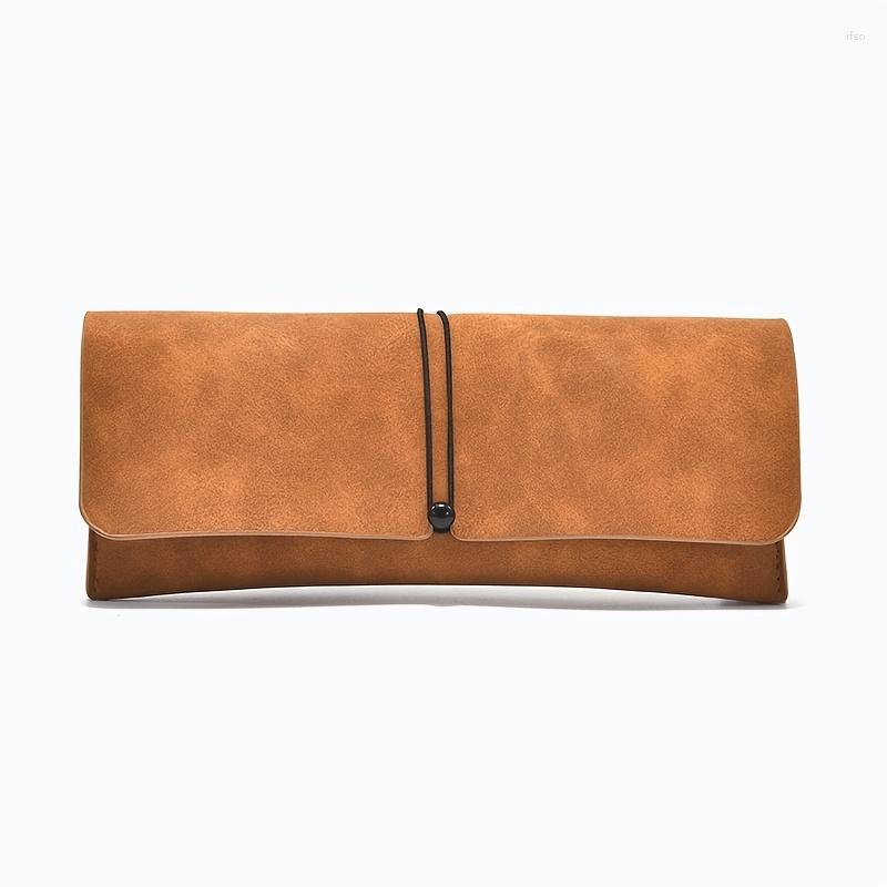 

Sunglasses PU Leather Rope Portable Glasses Bag For Glasses/Sunglasses