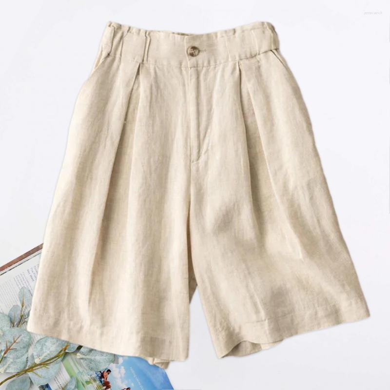 

Women's Shorts Lady Summer Loose Solid Color, Green