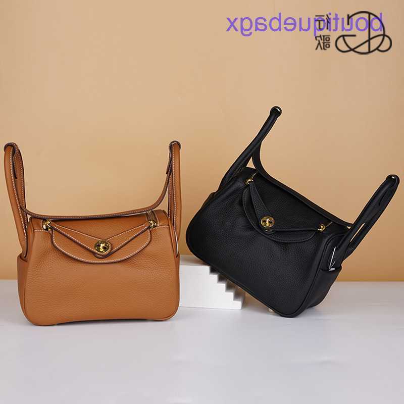 

Genuine Lindi Bags H Home for sale bag pillow women's Messenger single shoulder soft face commuter work leisure and entertainmentHave Real Logo, Linen blue - small bag