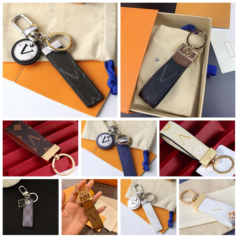 

Unisex Luxury keychains designer keychain Letters designer leather keychain Women jewelry Keyring Bags Pendant Car Key very good gift