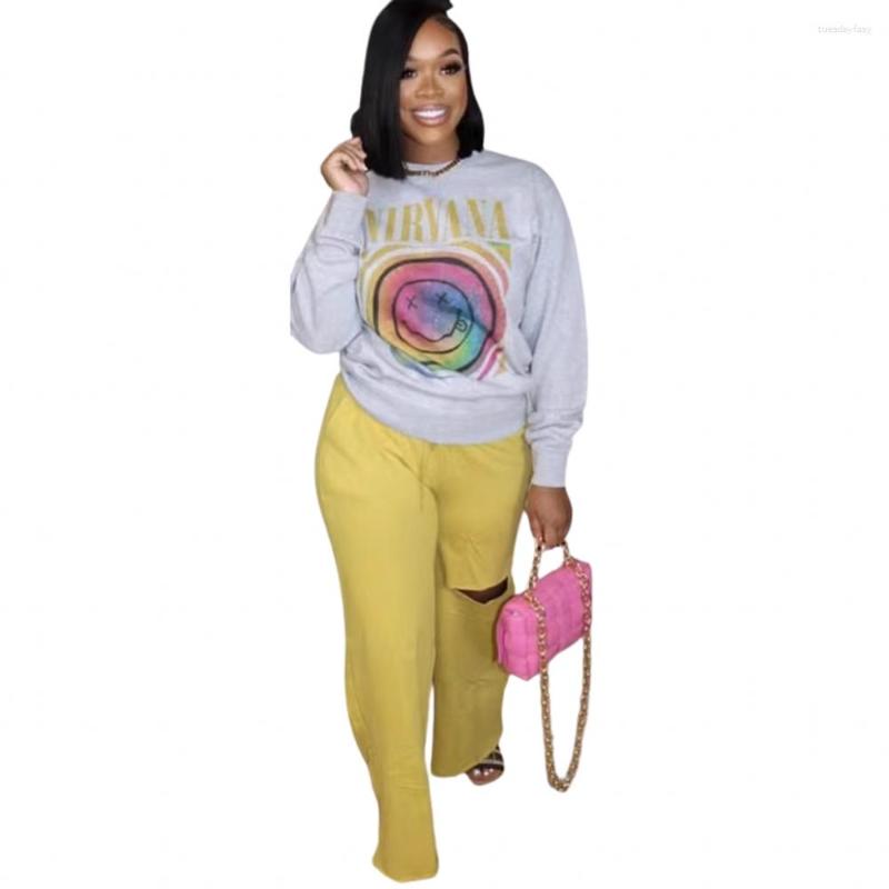 

Ethnic Clothing 2 Piece Women Set Dashiki African Clothes Summer Autumn Fashion Long Sleeve Top And Pants Suit Party Lady Matching Sets