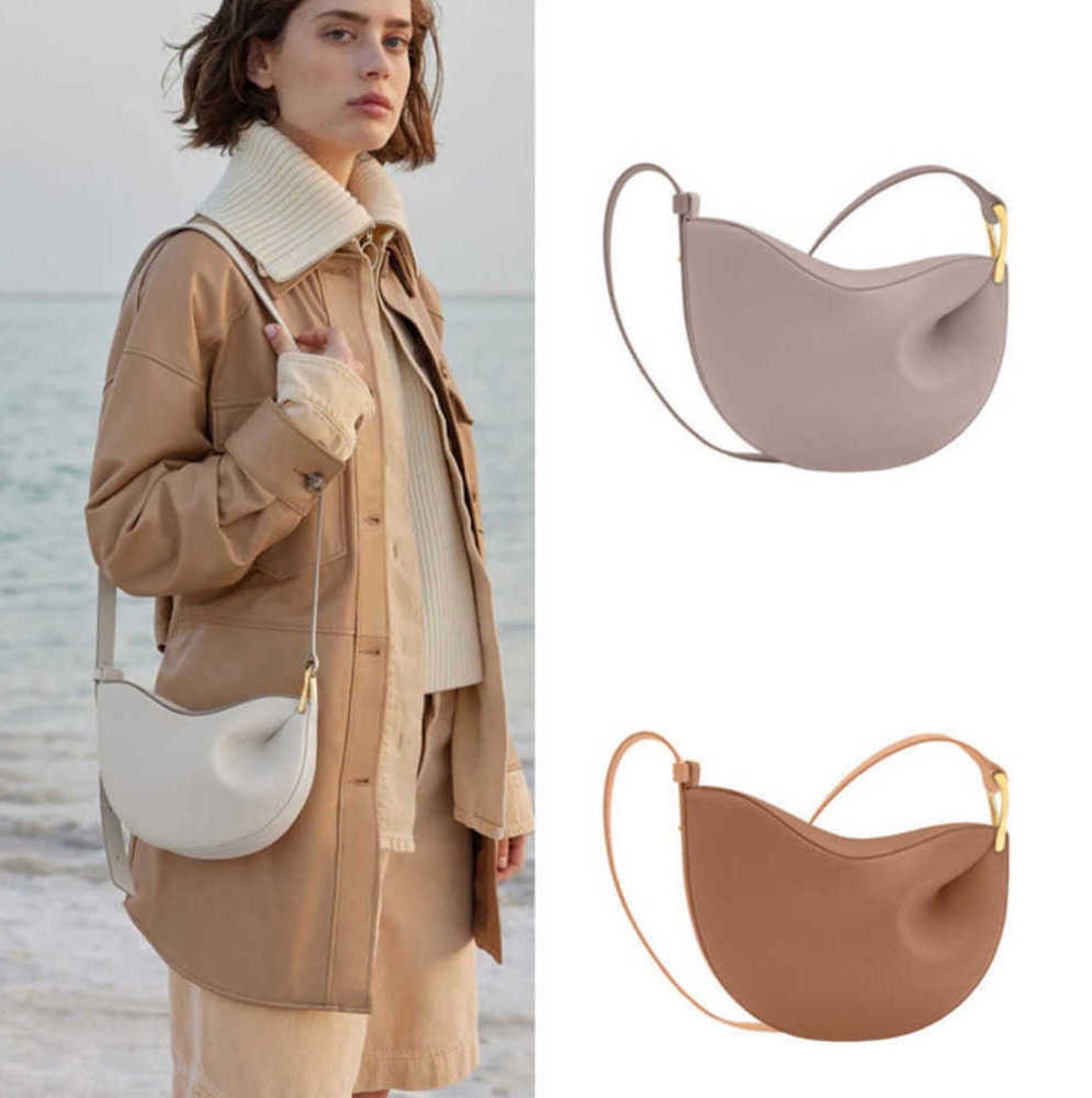 

7A Luxury Designer bag woman bags Polene Shoulder Women's Genuine leather handbag tote clutch flap crossbody wallet Small Premium touch Women's personalized bag, White