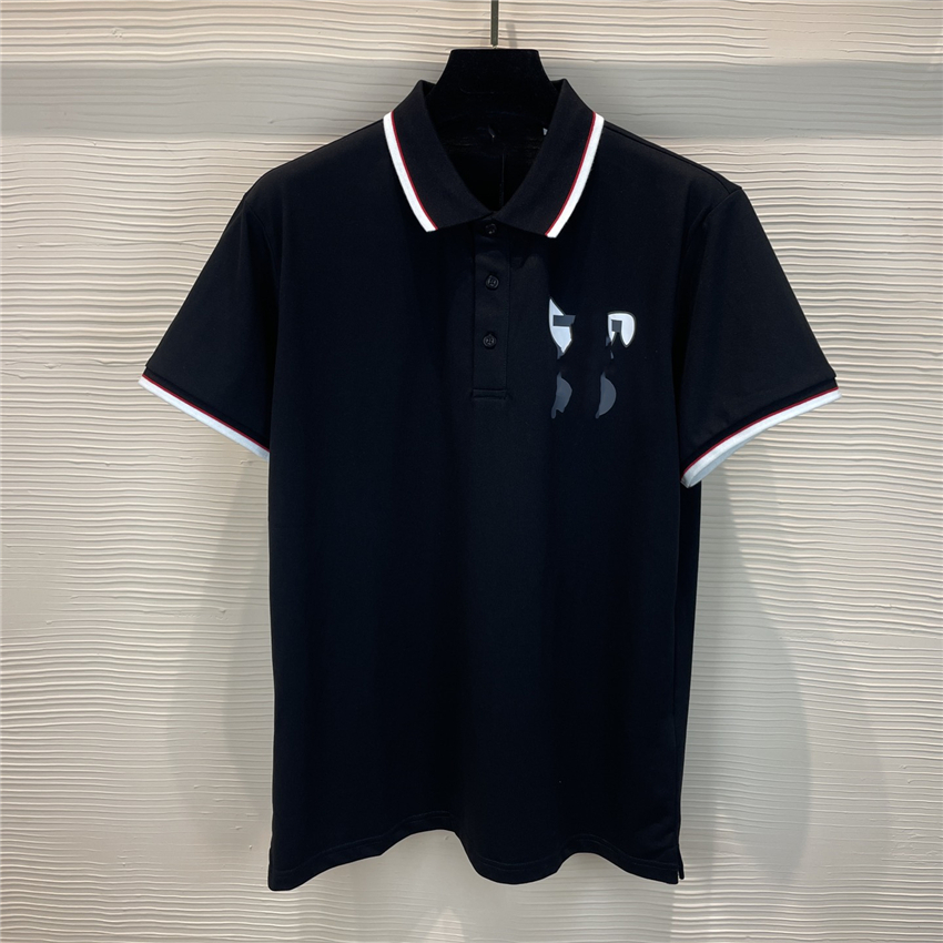 

Men's T-Shirts Fashion Men T-shirt 2023 Burberris New Cotton Soft Wrinkle Resistant Printing Letters Casual Student Couple Short Lining 03-03