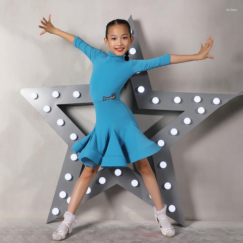 

Stage Wear 2023 Latin Dance Dress For Girls Costume Latina Competition Clothes Desginer Dresses Tap Sumba Outfits JL1798, Red