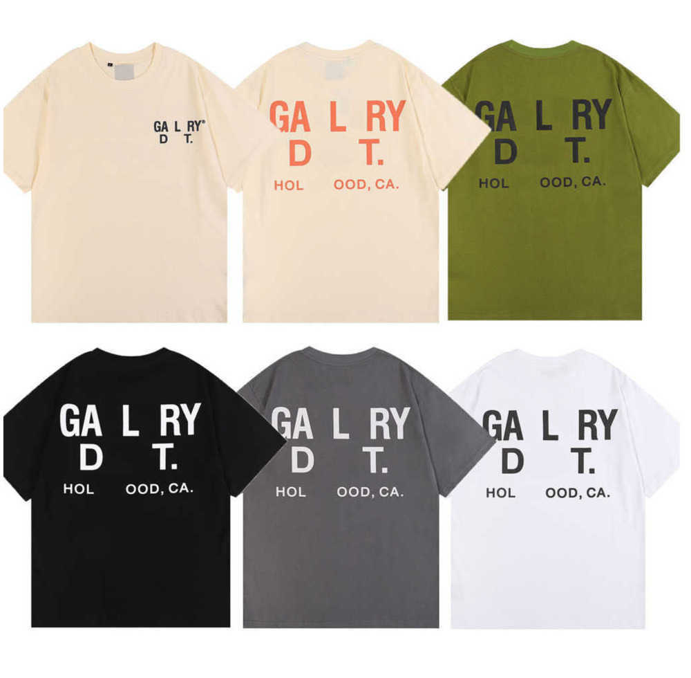 

New T Shirts Mens Women Designer T-shirts cottons Tops Man S Casual Galleryes Shirt Luxurys Clothing Street depts Shorts Sleeve Clothes S-XL, Ga4