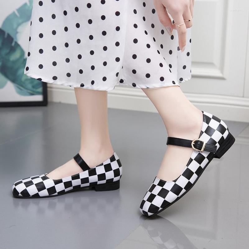 

Dress Shoes For Women 2023 Lattice Women's Pumps Fashion Square Toe Office Outdoor Casual Ladies Single Zapatos Mujer, Black