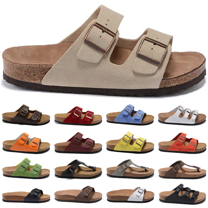 

Designer Boston Clogs Sandals Slippers mens slipper Cork Flat Fashion Summer Leather Slide Favourite Beach Casual Shoes for Women Men