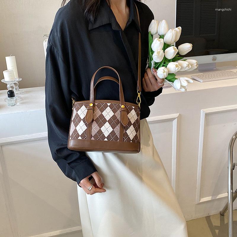 

Evening Bags Top Brand Women's Bag Splice Fashion Handbag Ribbed Small Square Luxury Designer One Shoulder Crossbody Purse, White
