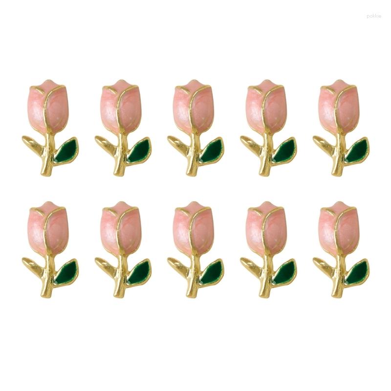 

Nail Art Decorations Tulip Flower Decals Flatback Jewelry