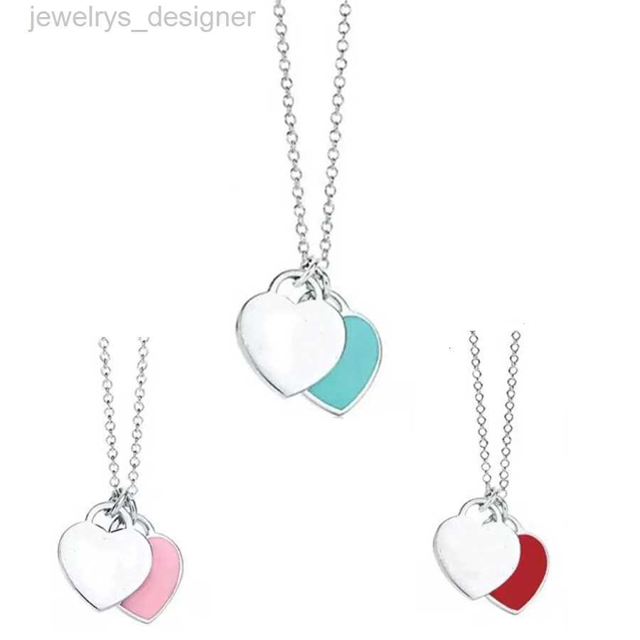 

Fashion jewelry Luxury heart pendant necklaces designers Beaded Strands pink Red Bule Bracelet for women Anniversary S925 trendy gift girlfriend 69683878