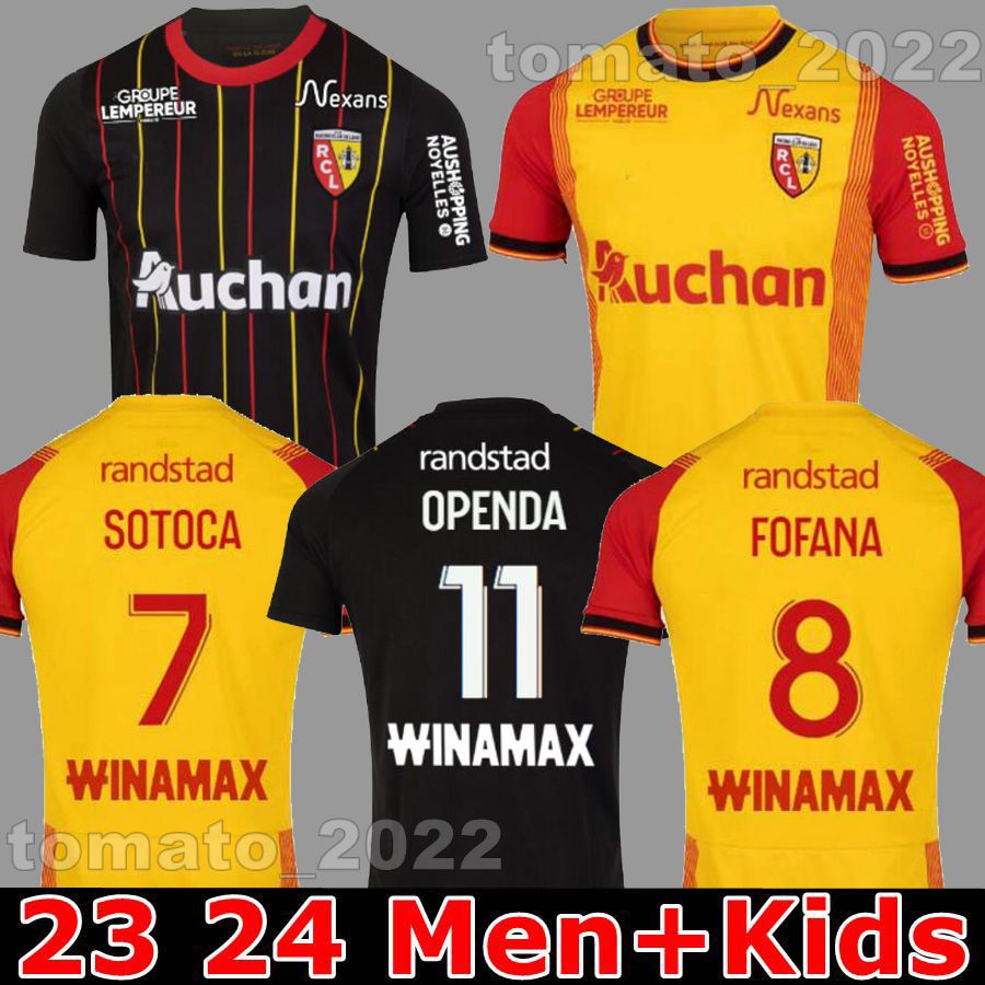 

fans player version maillot RC Lens 23 24 soccer jerseys home yellow Saint-Barbe special KAKUTA OPENDA GANAGO SOTOCA FOFANA Football Shirt 2023 kids NOTRE SANG ESTOR, 23 24 home aldult