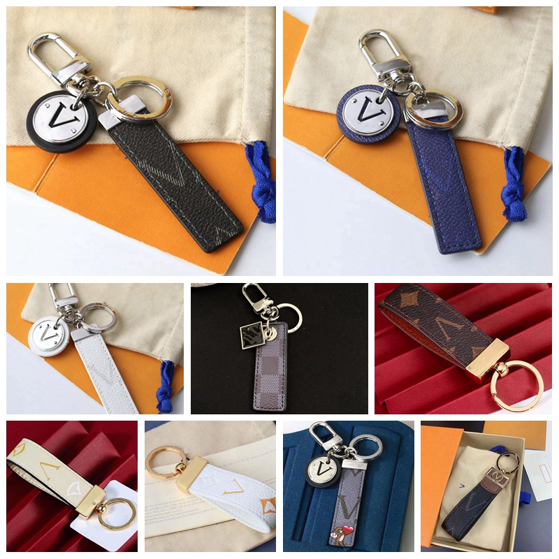 

Unisex Fashion Accessories Luxury keychains designer keychain Letters designer leather keychain Women jewelry Keyring Bags Pendant Car Key very good gift
