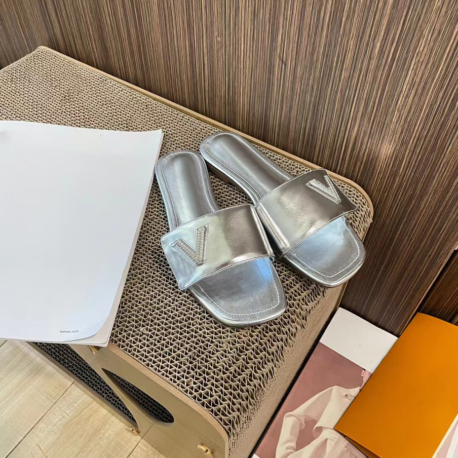

Designer slipper summer Beach Women Slippers Luxury Sandals Brand platform Sandals Real Leather Home Flip Flop Flats Slide Casual Shoes top99 w306 006, #3