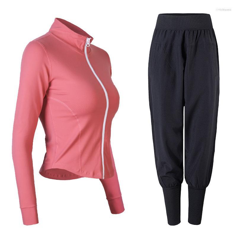 

Active Pants Yoga Women Casual Solid Color Loose Trousers Jogging Fitness With Leg Openings Fashion Dance Clothes Suit, Blue pants