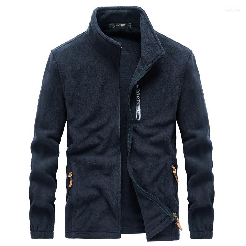 

Men's Jackets Brushed Jacket Men's Warm Windproof Army Parka Coat Soft Shell Tourism Mountaineering Suit, Black