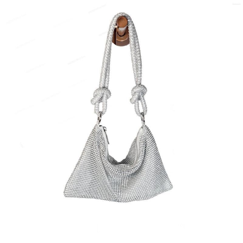 

Evening Bags RIBETRINI PURSE TO MATCH In Gold Silver Black Bling Rhinestone Soft Bag, Gold small