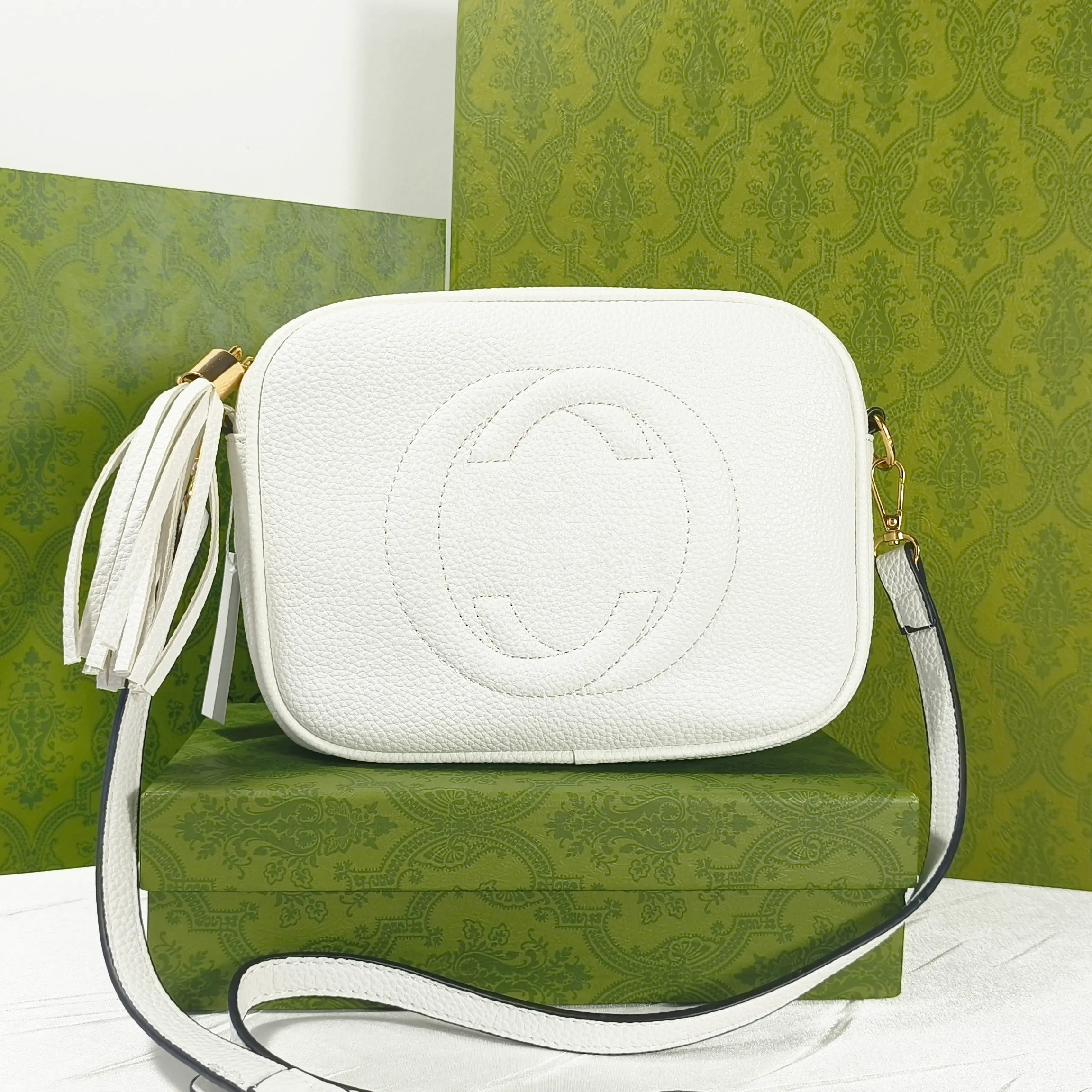 

new designers bag Tassel Handbags bag Women Leather Shoulder Bag Fringed Messenger Purse Designer Crossbody Bags Wallet Evening Bag, Ivory
