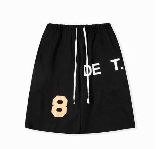 

Men's Shorts American Fashion Brand Galleryes Depts Hand-painted Splash Printing Pure Cotton Terry Fog High Street 5-point Casual Pants 7 DSJV, 14