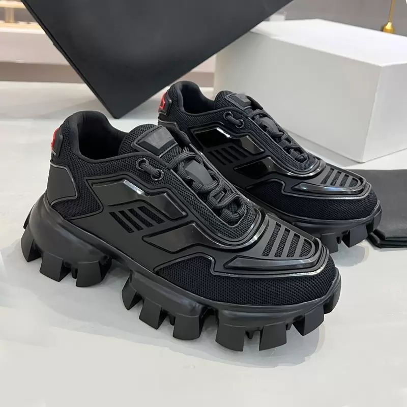

Casual shoes women Travel leather lace-up sneaker cowhide lady Flat designer Running Trainers Letters woman shoe platform men gym sneakers Large size 35-42 with box, Sky blue