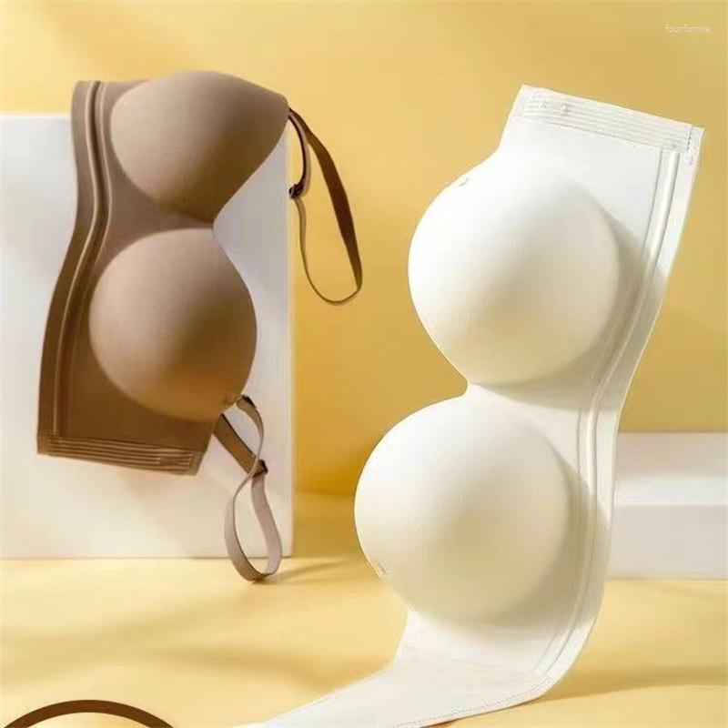 

Bras Soutien Gorge Black Seamless Bra For Women Push Up Strapless Sexy Wireless Ropa Interior Femenina Lenceria Para Damas, Beige