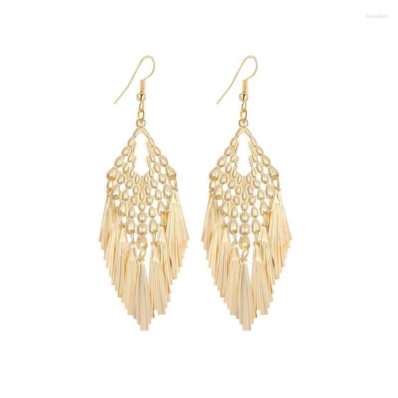 

Dangle Earrings Classic Fashion Versatile Retro Baroque Brushed Women's Ornaments