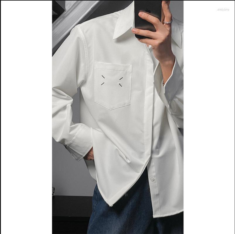 

Men' Casual Shirts Men' P03233 Fashion Men' 2023 Runway Luxury European Design Party Style Clothing, Black