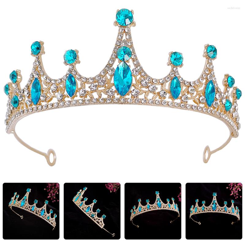 

Bandanas Rhinestone Inlaid Crown Headband Girls Little Hair Accessories Pawpaw Crowns Headbands Zinc Alloy Hairband Miss