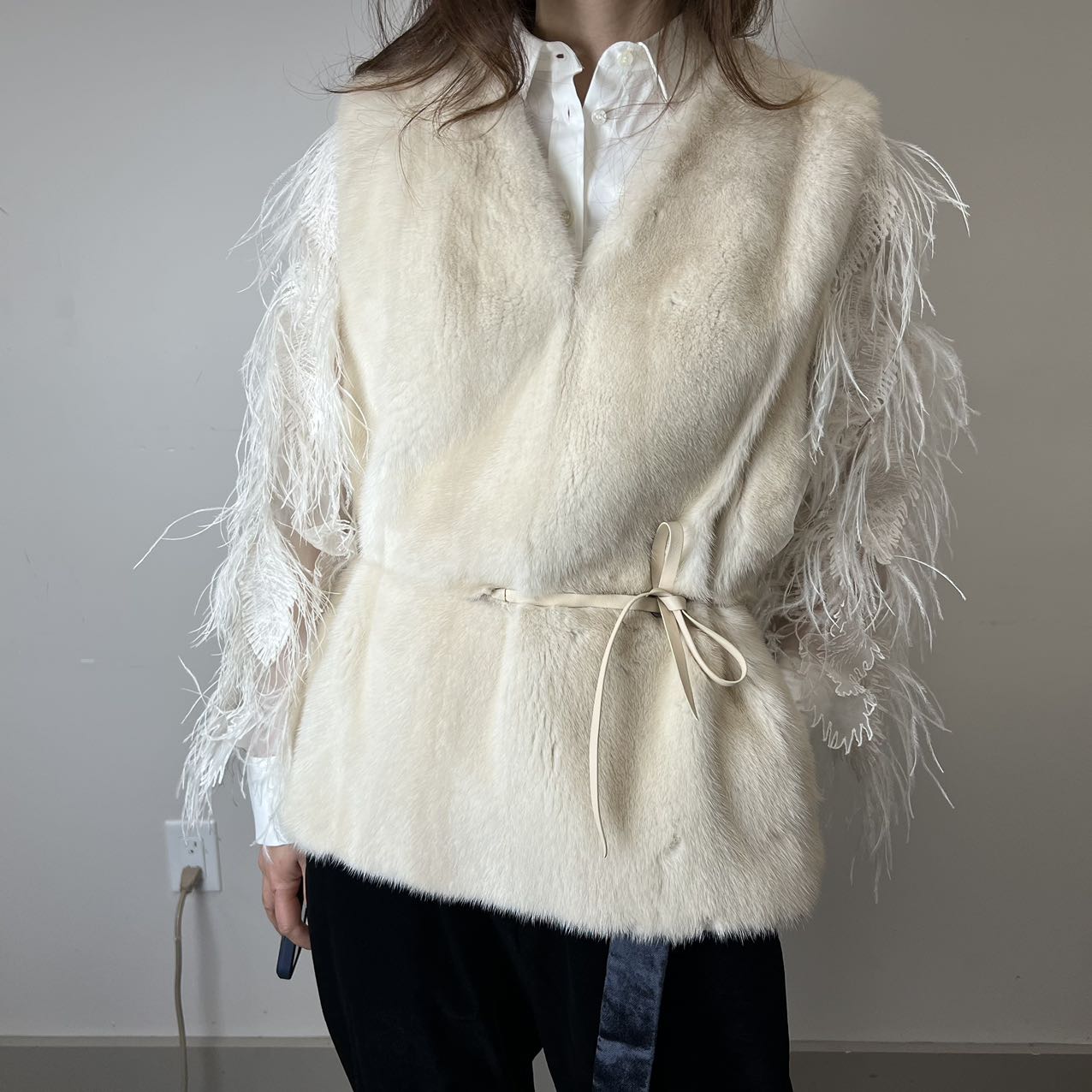 

Womens Vests Brunello Cucinelli Spring Casual Button Beign Mink Vest, Beige