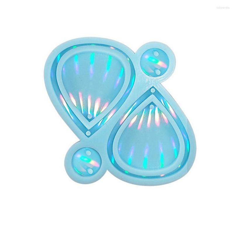 

Jewelry Pouches Holographic Light And Shadow Epoxy Resin Silicone DIY Earring Pendant C